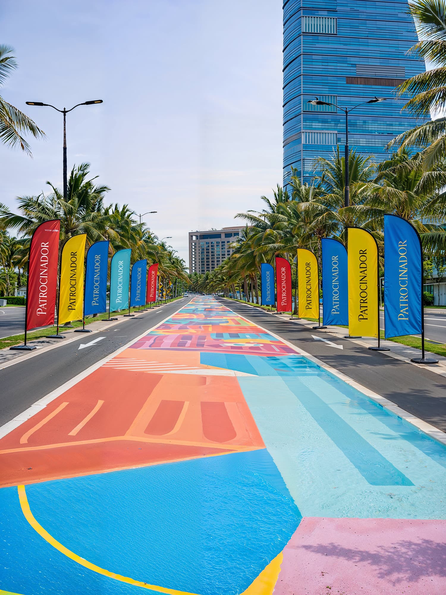 Eventos e corridas - com Wind Banner